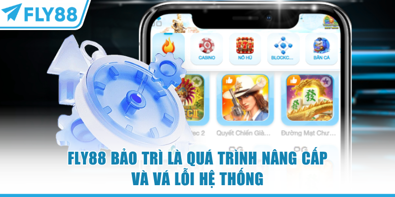 FLY88 bảo trì là quá trình nâng cấp và vá lỗi hệ thống